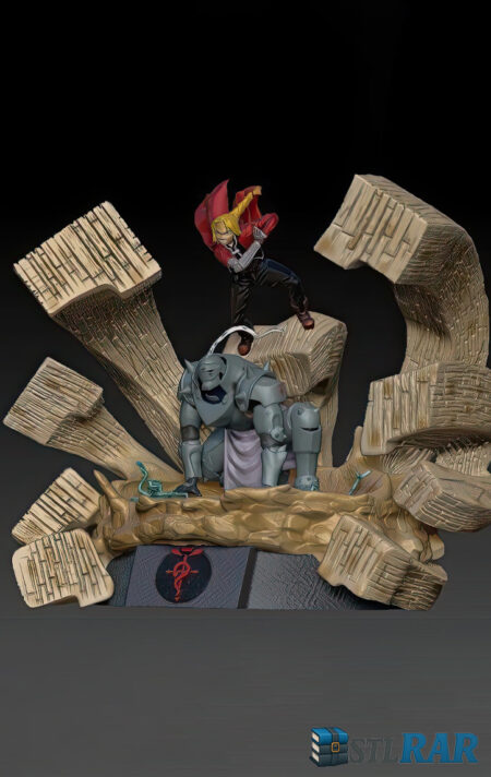 Full Metal Alchemist STL | Anime Figure | 3D Printable Statue | Digital Download