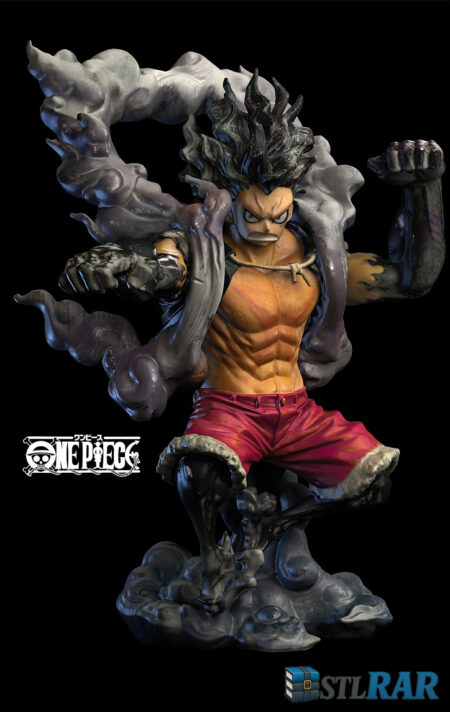 Luffy Gear 4 Snakeman STL