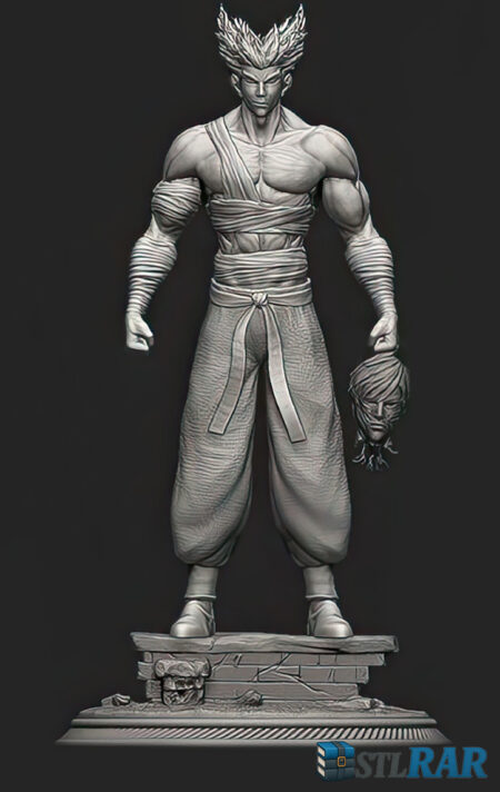 Garou inspired 3D printable STL