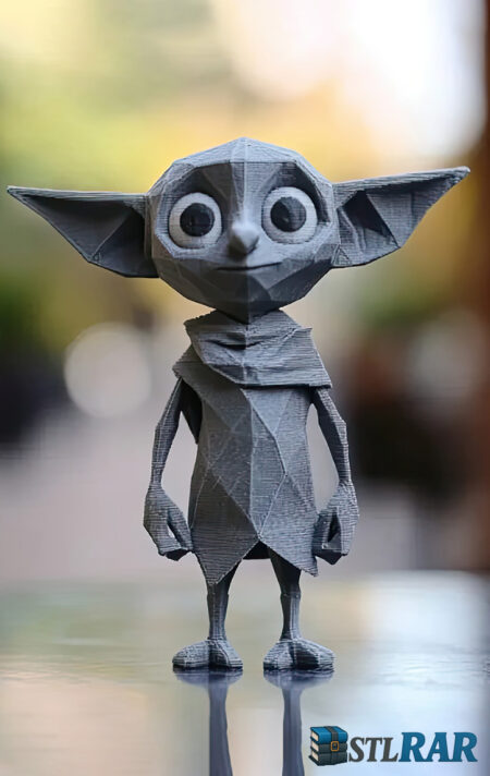 Mini Dobby STL | Harry Potter Collectible Figure | 3D Printable Statue | Digital Download